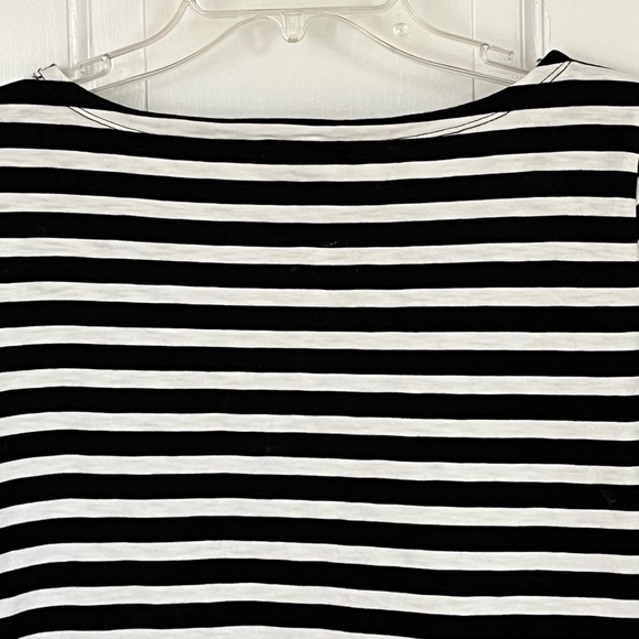 J. Crew Women’s Classic Mariner Cloth Boatneck T-shirt 3/4 Sleeve Stripe Sz S - Picture 9 of 15